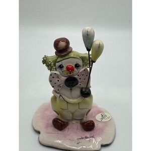 Zampiva Italian Clown Figurine Ceramic Whimsical‎ Decor Italian Art Sculpture